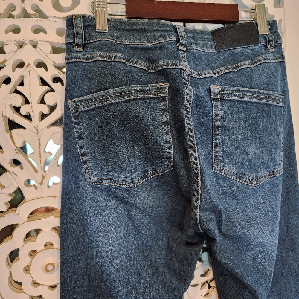 PARAMI JEANS LOOSE LEG HIGH WAIST AIR BLUE FROM TURKEY WOMENS SIZE  EU W:36 L:30 - Picture 14 of 14